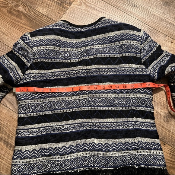 Ann Taylor Black and White Patterned Blazer - Picture 8 of 9